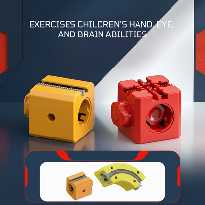Magic Track Cube - Electric Building Block Train Set