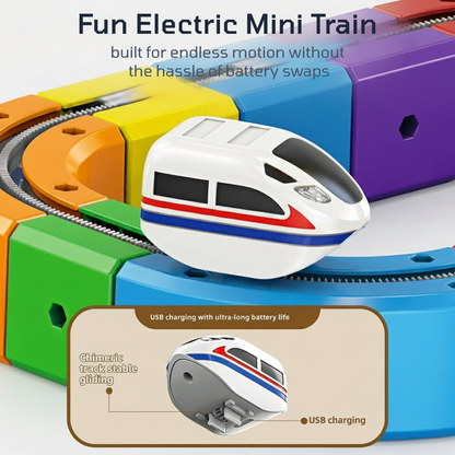Magic Track Cube - Electric Building Block Train Set