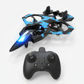 K500 MAX RC Jet Fighter Drone - Throw & Fly, 360° Flips, LED Night Lights