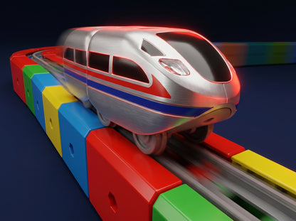 Magic Track Cube - Electric Building Block Train Set