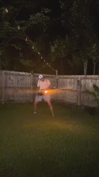 Gatling Water Gun - Dual Barrel Electric Squirt Gun with LED Lights